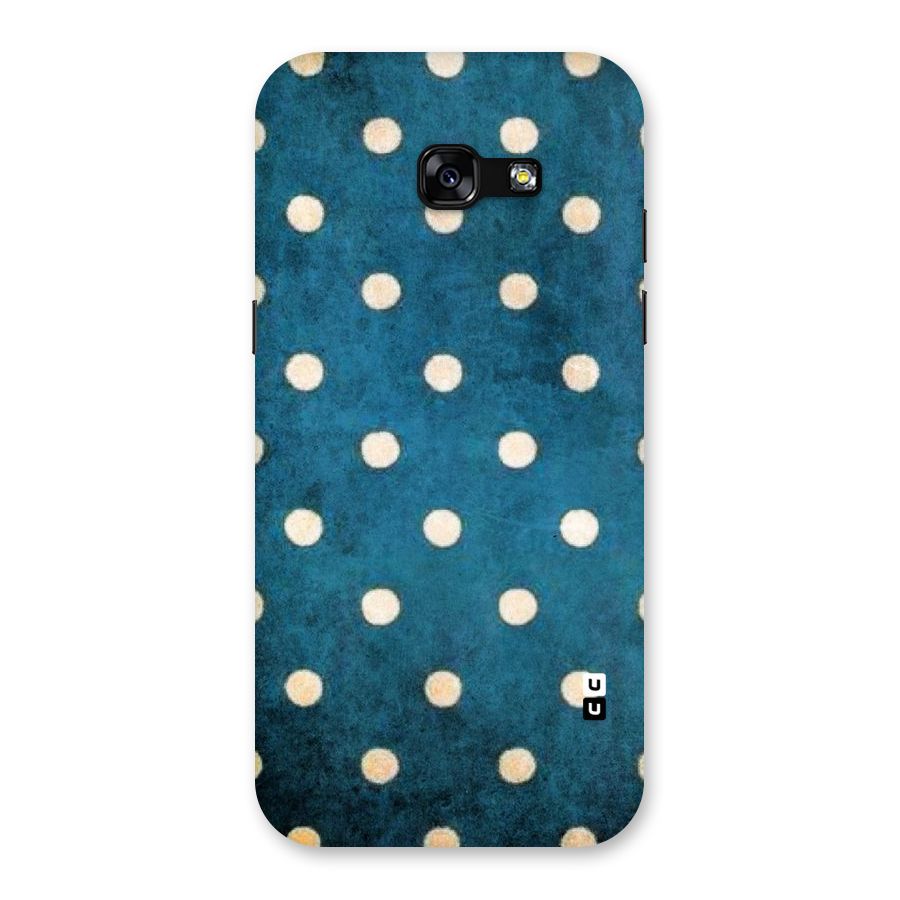 Classic Blue Polka Back Case for Galaxy A5 2017