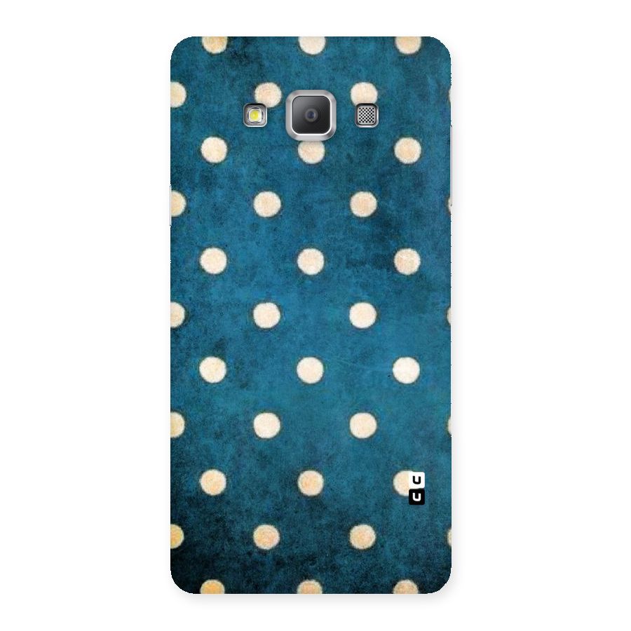 Classic Blue Polka Back Case for Galaxy A7