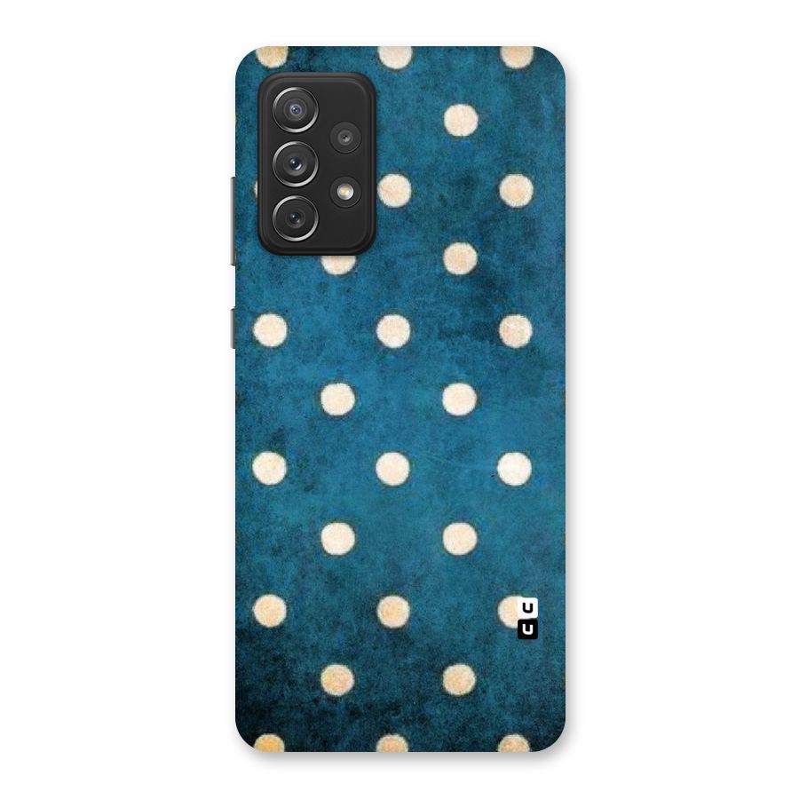 Classic Blue Polka Back Case for Galaxy A72
