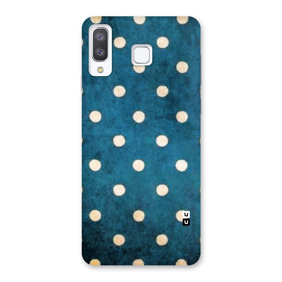 Classic Blue Polka Back Case for Galaxy A8 Star