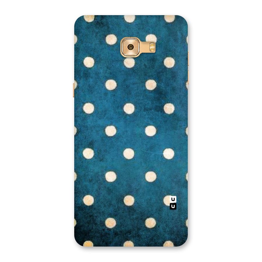 Classic Blue Polka Back Case for Galaxy C9 Pro