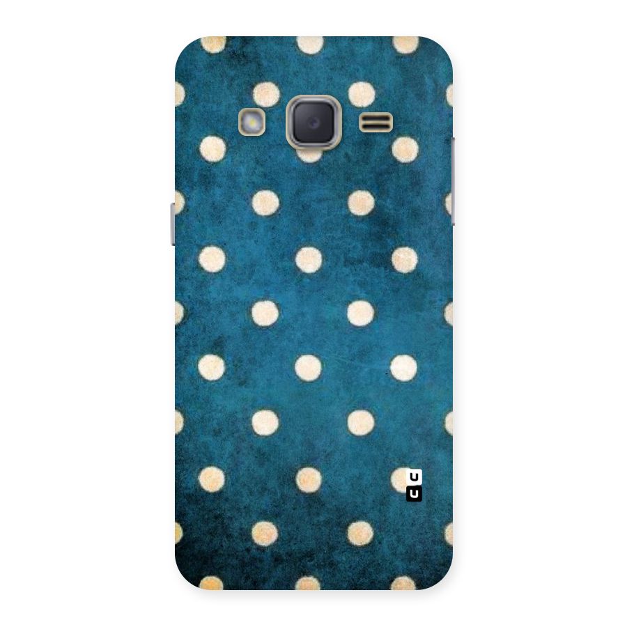 Classic Blue Polka Back Case for Galaxy J2