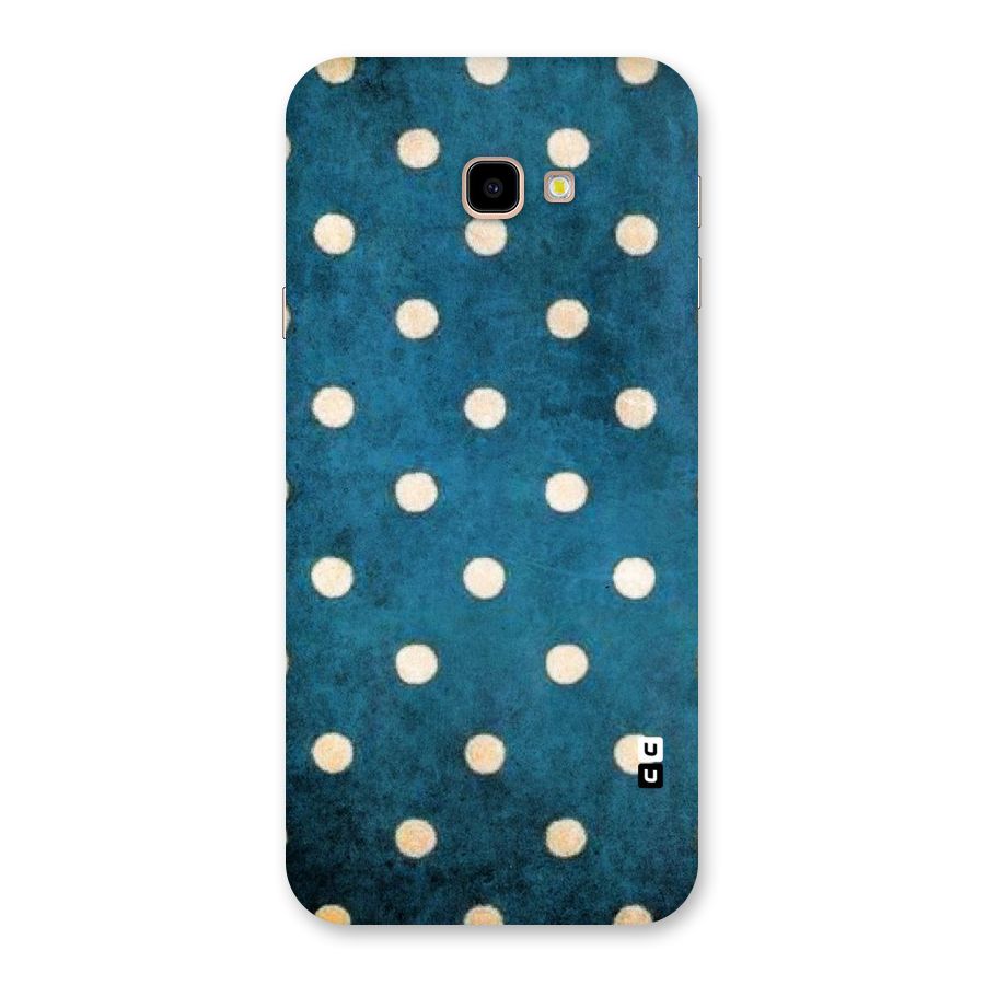 Classic Blue Polka Back Case for Galaxy J4 Plus