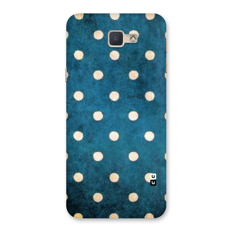 Classic Blue Polka Back Case for Galaxy J5 Prime
