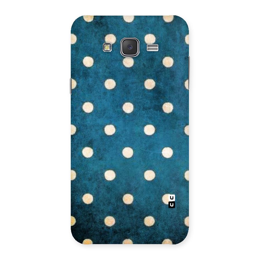 Classic Blue Polka Back Case for Galaxy J7