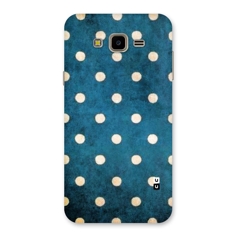 Classic Blue Polka Back Case for Galaxy J7 Nxt