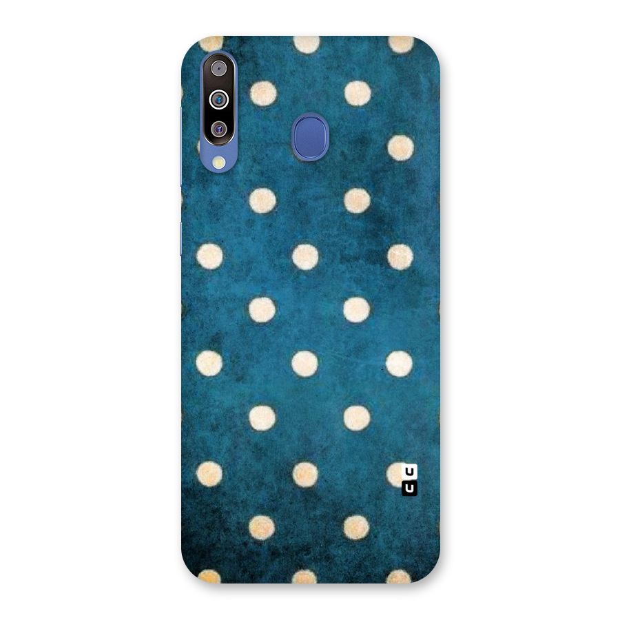 Classic Blue Polka Back Case for Galaxy M30