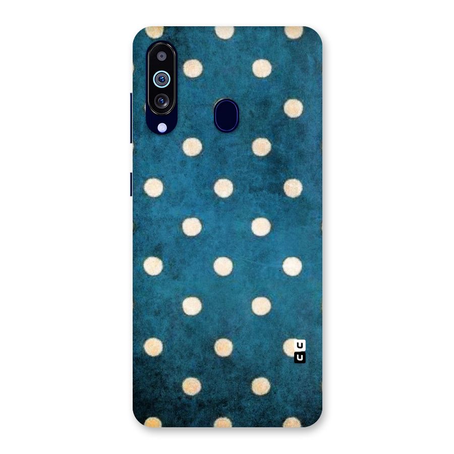 Classic Blue Polka Back Case for Galaxy M40