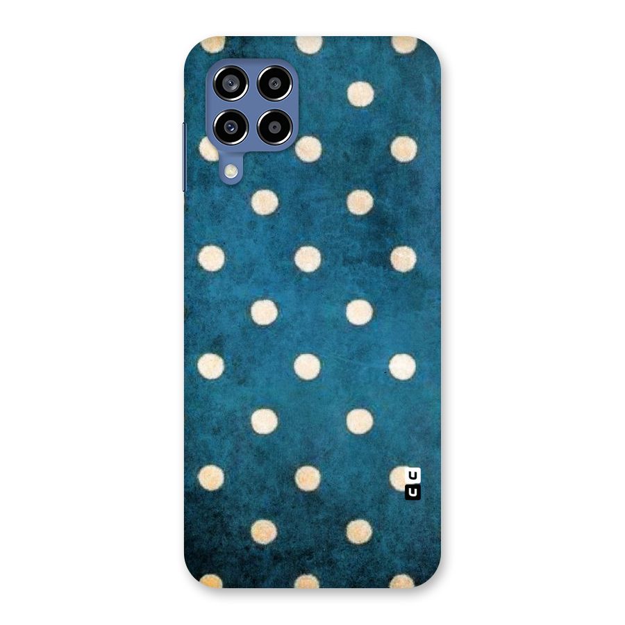 Classic Blue Polka Back Case for Galaxy M53 5G