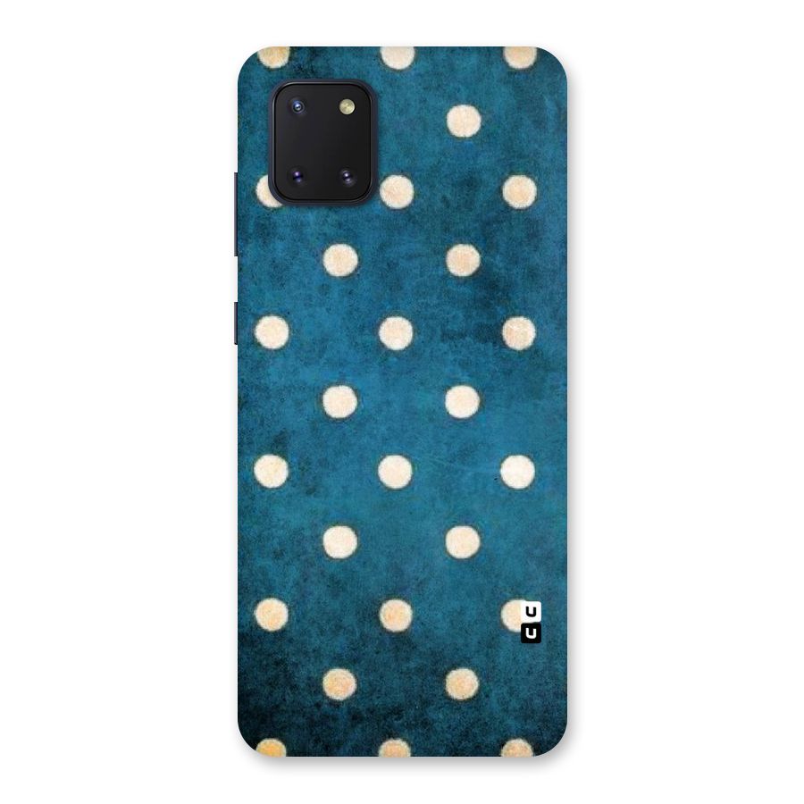 Classic Blue Polka Back Case for Galaxy Note 10 Lite