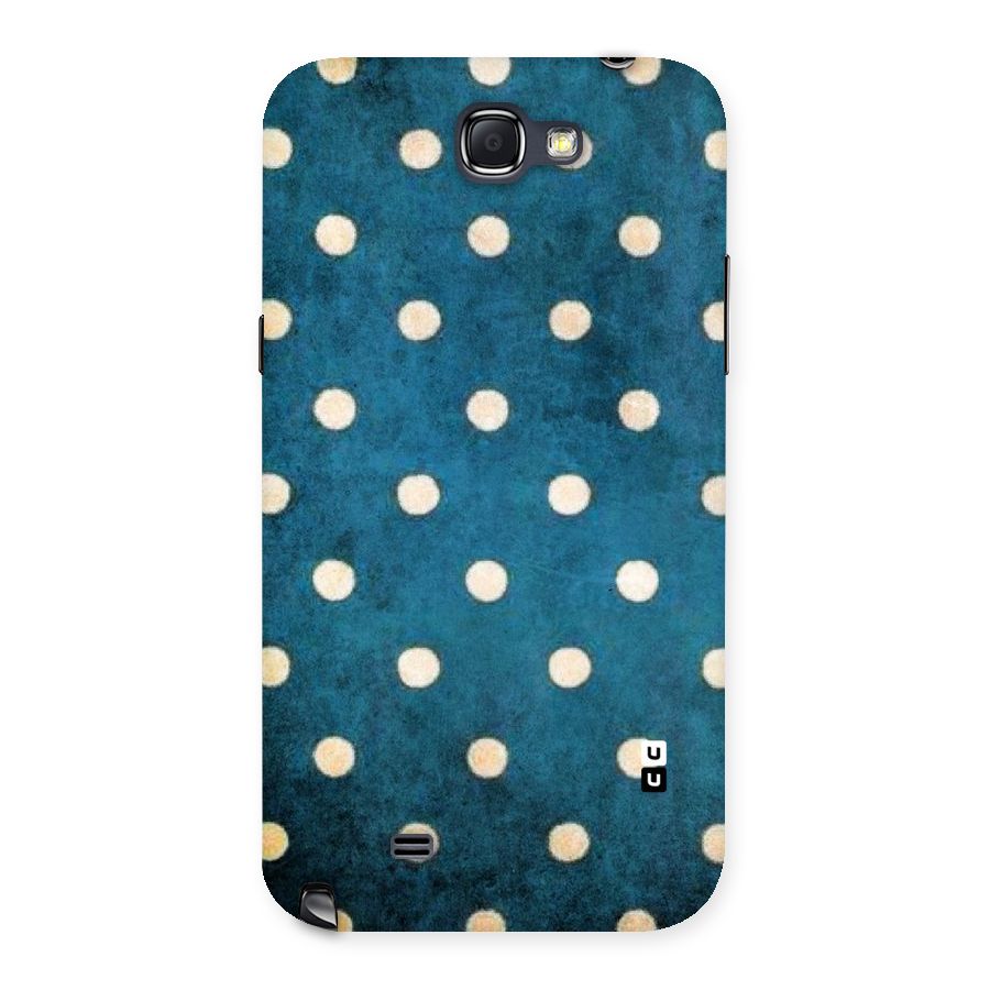 Classic Blue Polka Back Case for Galaxy Note 2