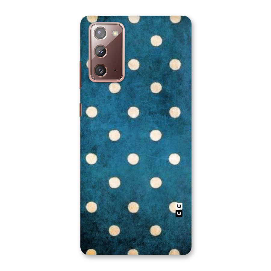 Classic Blue Polka Back Case for Galaxy Note 20