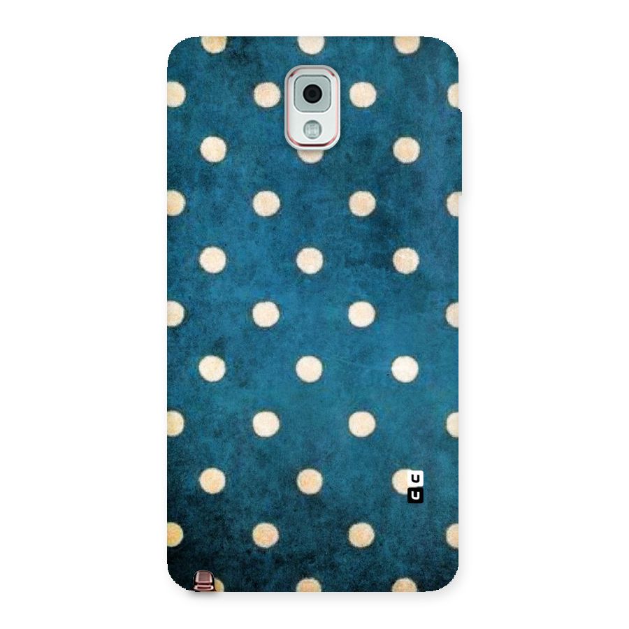 Classic Blue Polka Back Case for Galaxy Note 3