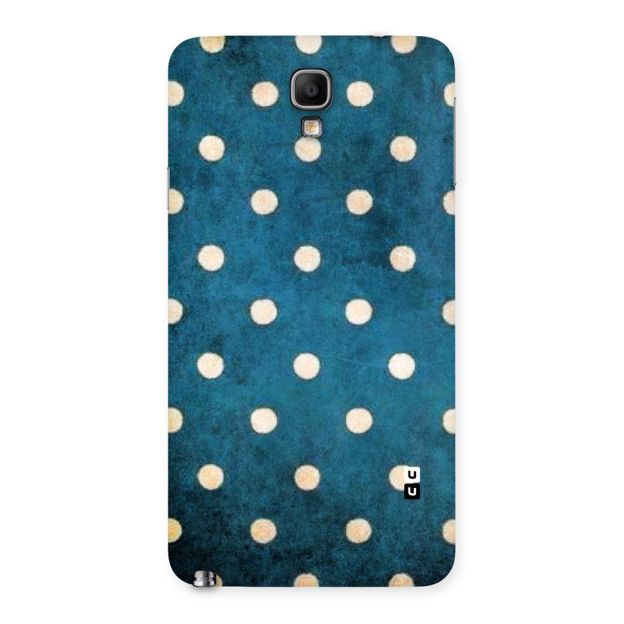 Classic Blue Polka Back Case for Galaxy Note 3 Neo