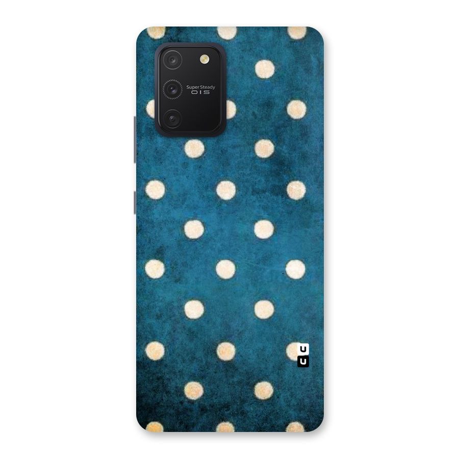 Classic Blue Polka Back Case for Galaxy S10 Lite