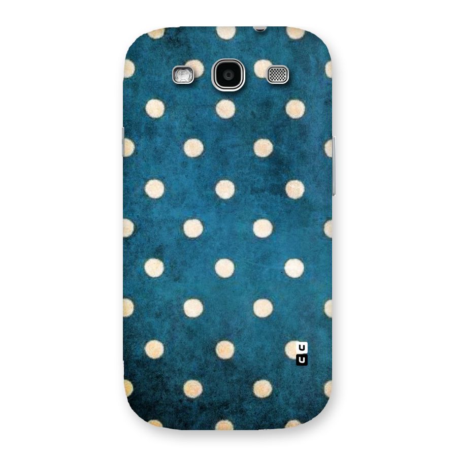 Classic Blue Polka Back Case for Galaxy S3