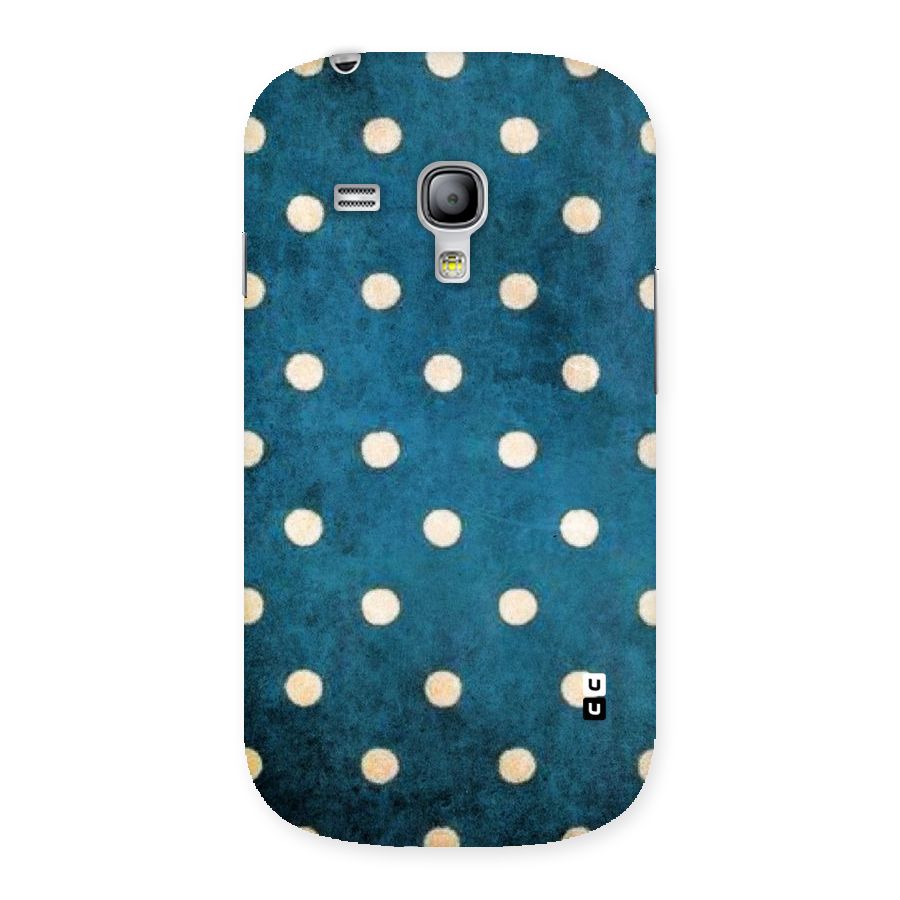 Classic Blue Polka Back Case for Galaxy S3 Mini