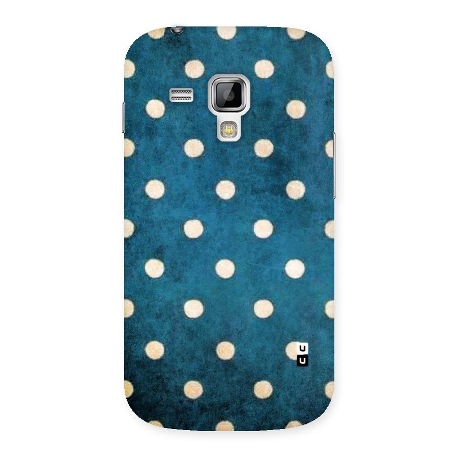 Classic Blue Polka Back Case for Galaxy S Duos