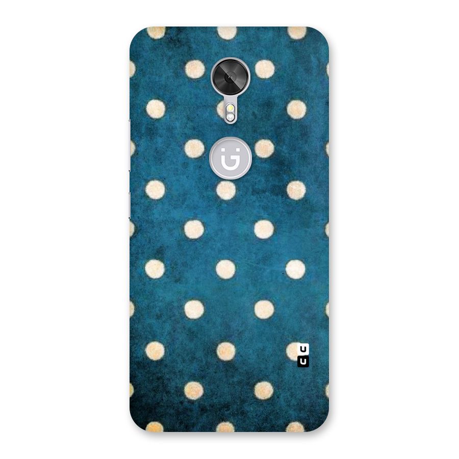 Classic Blue Polka Back Case for Gionee A1