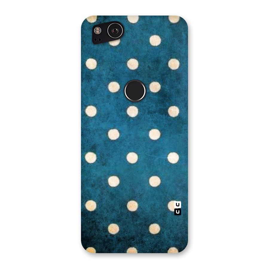 Classic Blue Polka Back Case for Google Pixel 2