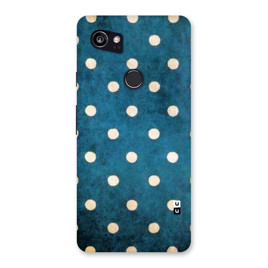 Classic Blue Polka Back Case for Google Pixel 2 XL