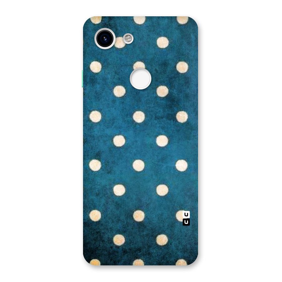 Classic Blue Polka Back Case for Google Pixel 3