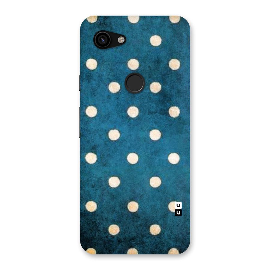 Classic Blue Polka Back Case for Google Pixel 3a