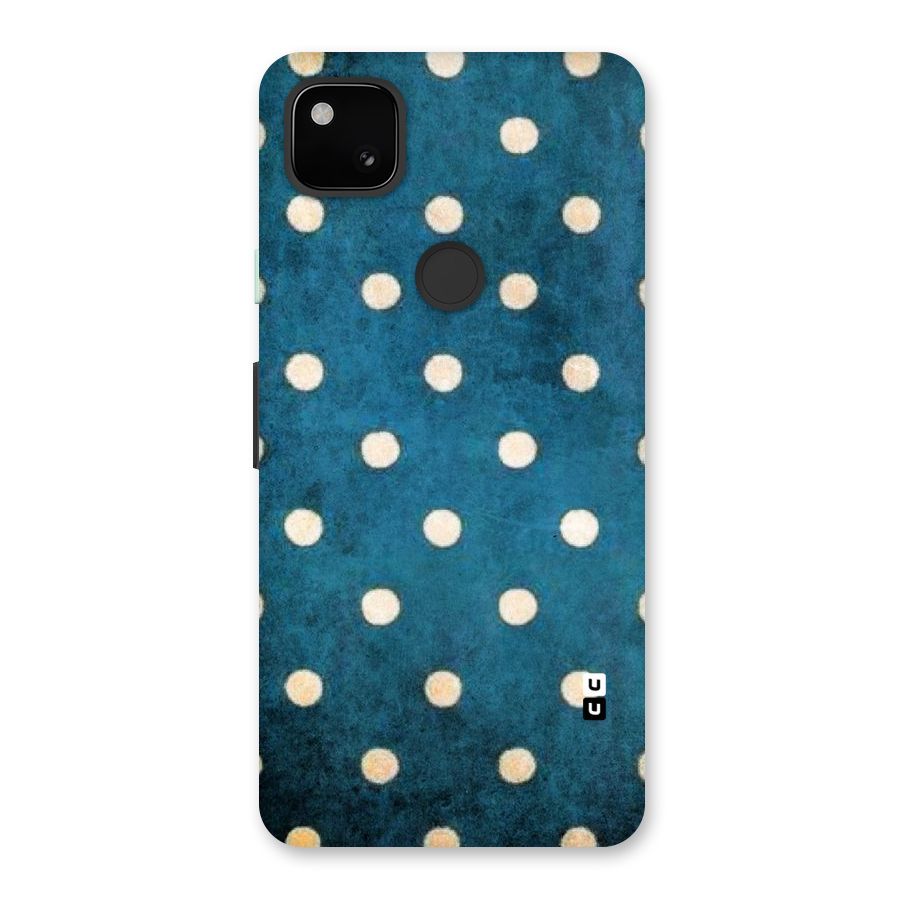 Classic Blue Polka Back Case for Google Pixel 4a