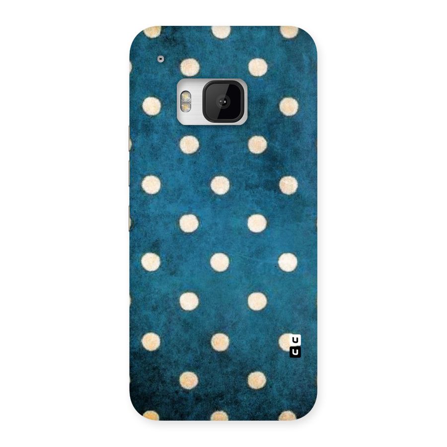 Classic Blue Polka Back Case for HTC One M9