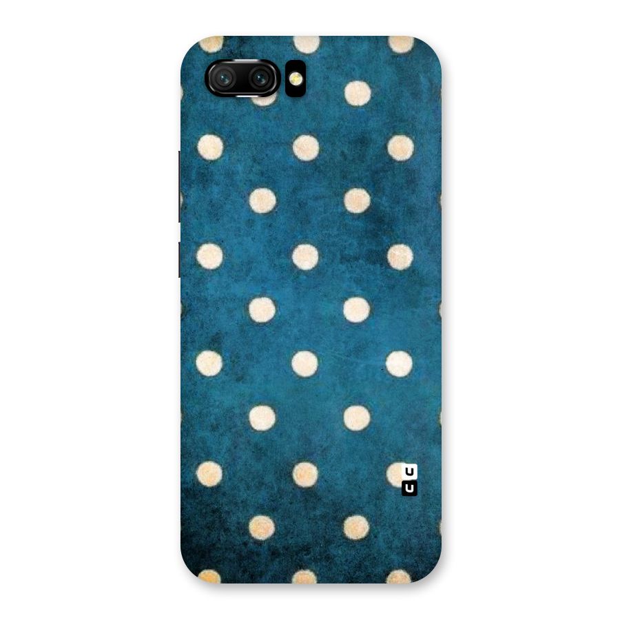 Classic Blue Polka Back Case for Honor 10