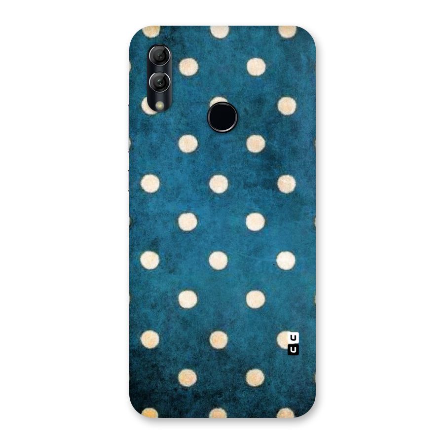 Classic Blue Polka Back Case for Honor 10 Lite