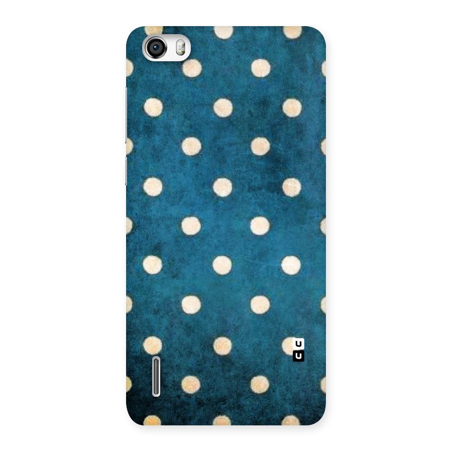 Classic Blue Polka Back Case for Honor 6