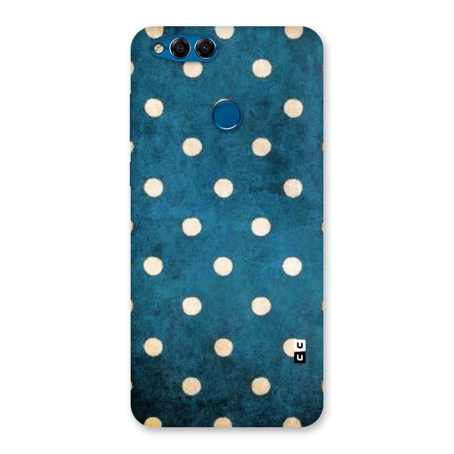 Classic Blue Polka Back Case for Honor 7X