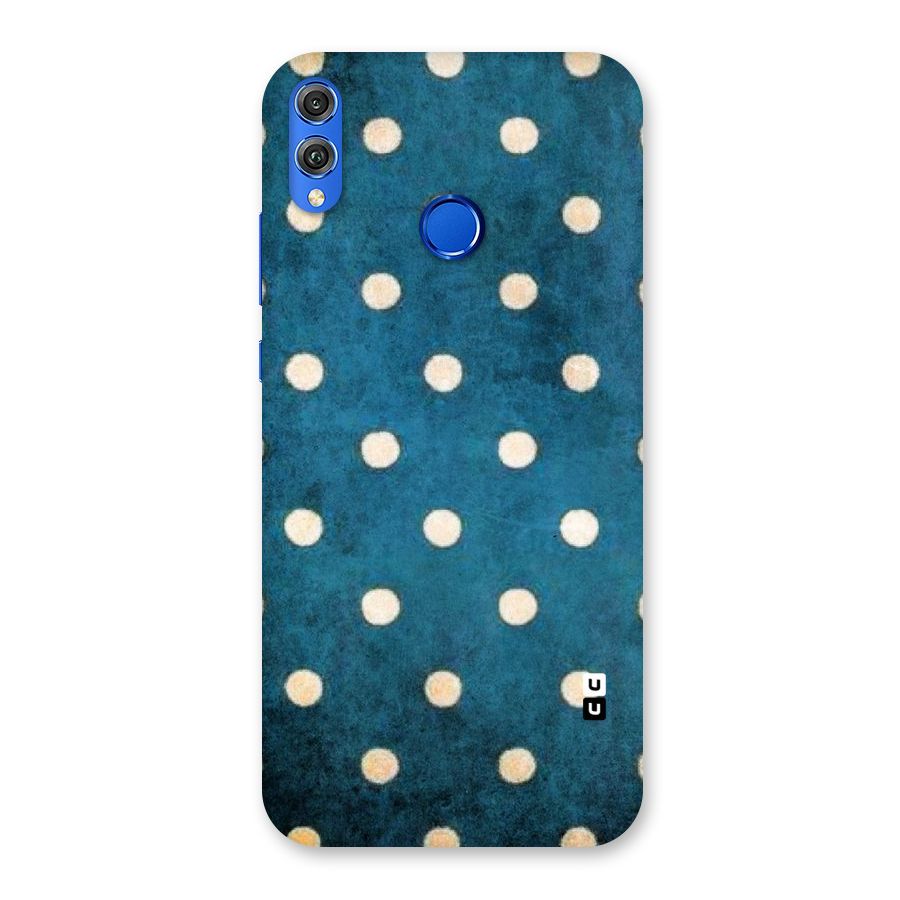 Classic Blue Polka Back Case for Honor 8X