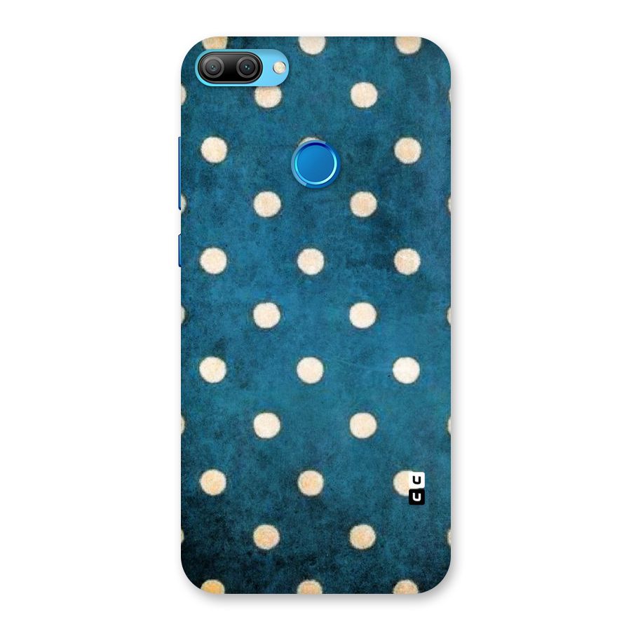 Classic Blue Polka Back Case for Honor 9N
