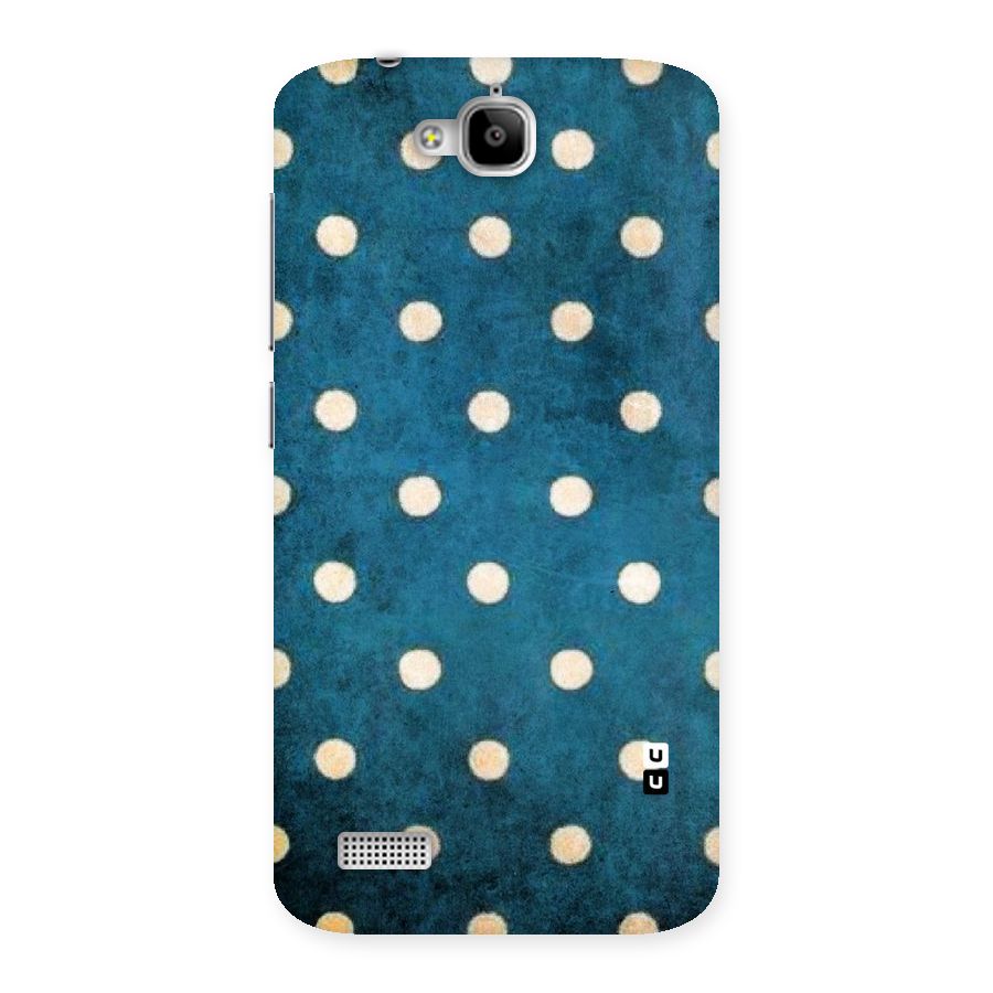 Classic Blue Polka Back Case for Honor Holly