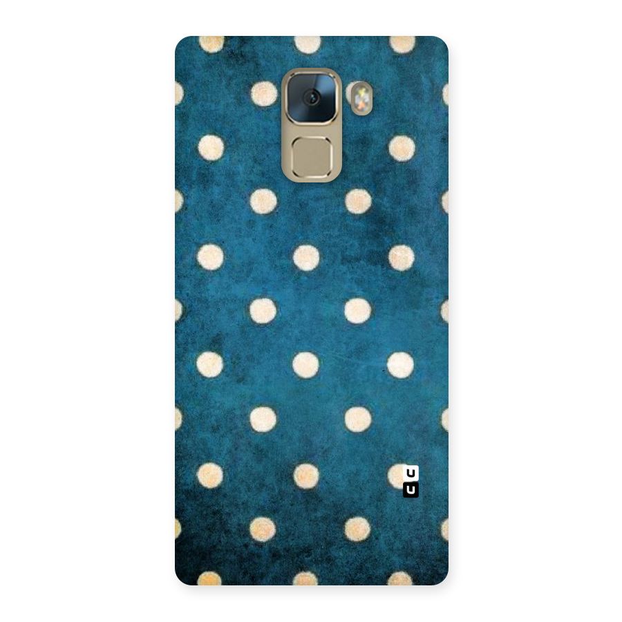 Classic Blue Polka Back Case for Huawei Honor 7