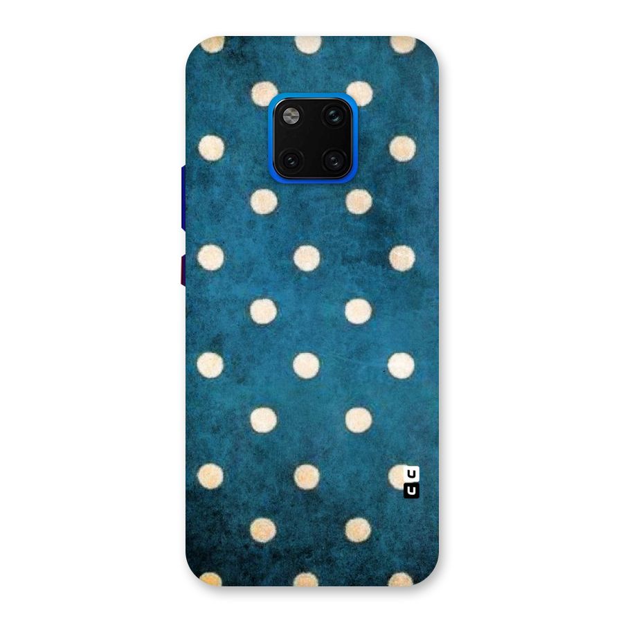 Classic Blue Polka Back Case for Huawei Mate 20 Pro