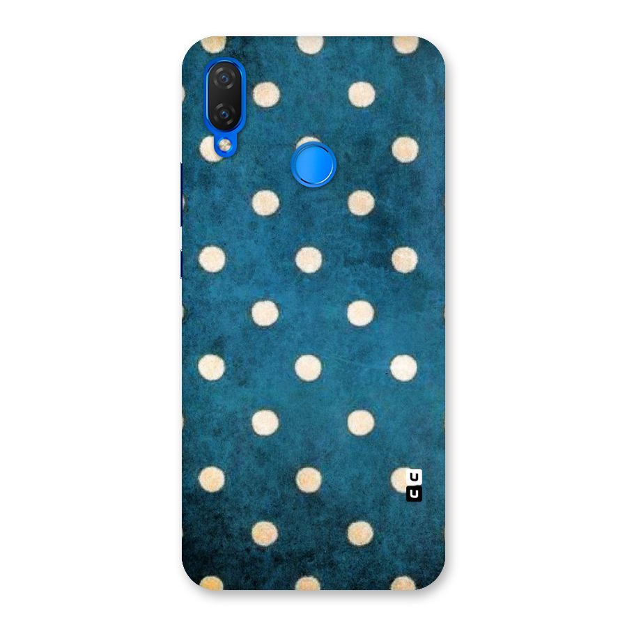 Classic Blue Polka Back Case for Huawei P Smart+