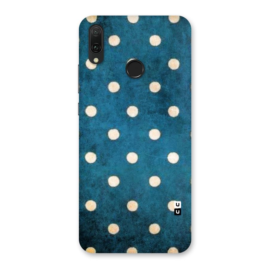 Classic Blue Polka Back Case for Huawei Y9 (2019)