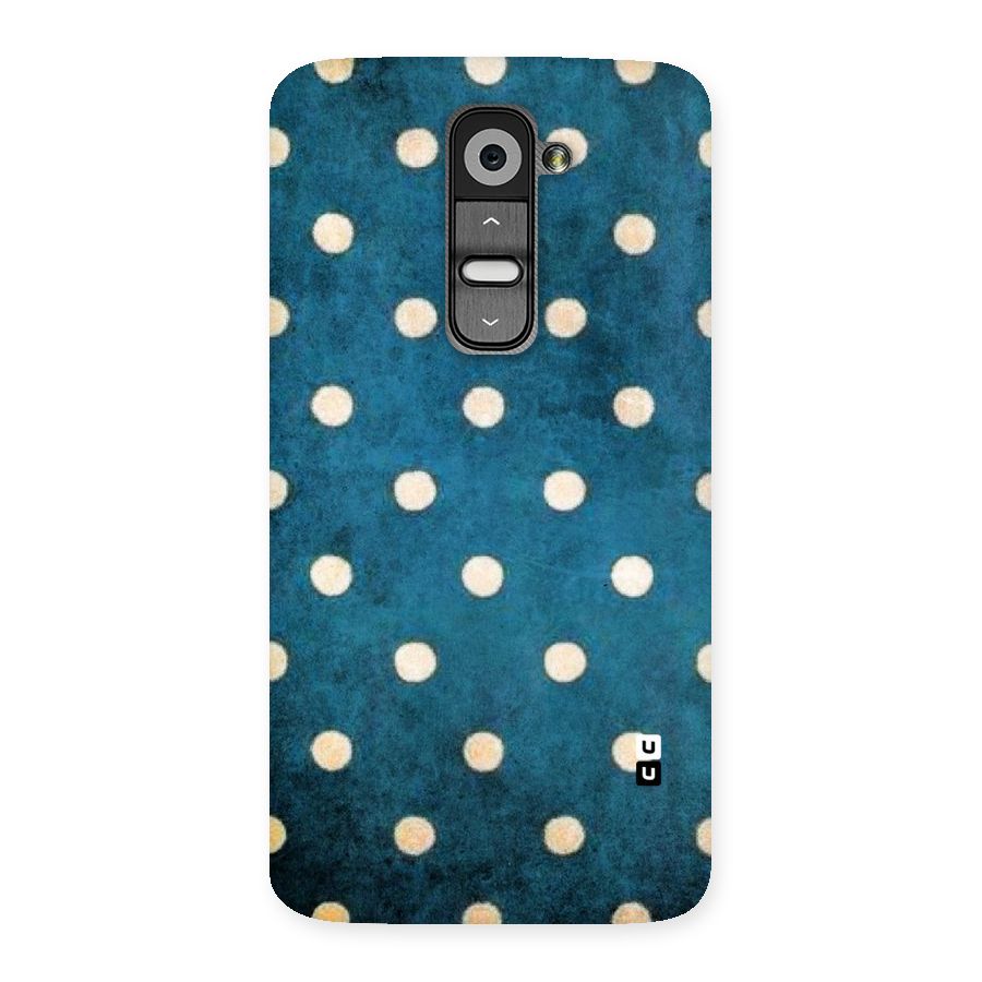 Classic Blue Polka Back Case for LG G2