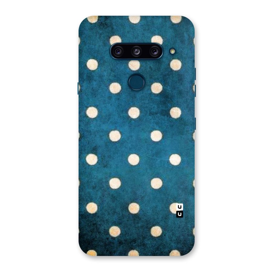 Classic Blue Polka Back Case for LG  V40 ThinQ
