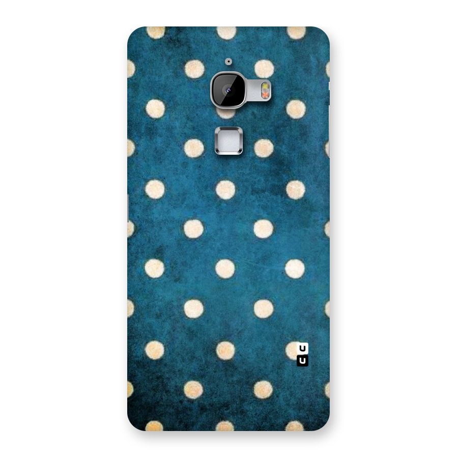 Classic Blue Polka Back Case for LeTv Le Max