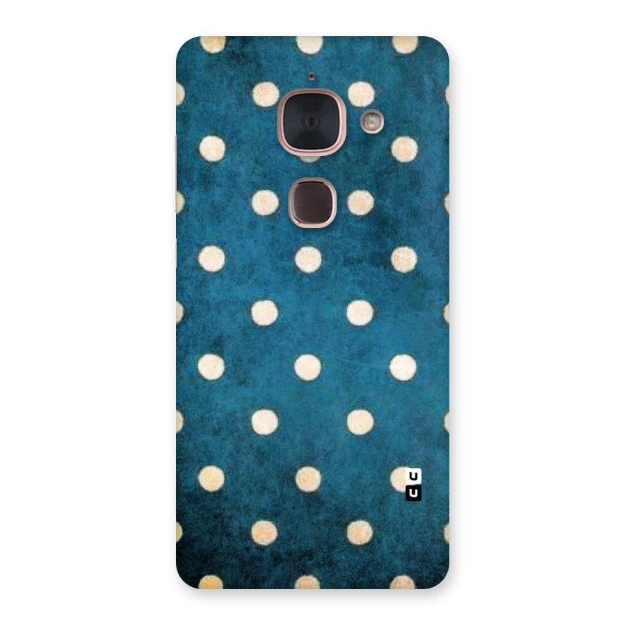 Classic Blue Polka Back Case for Le Max 2