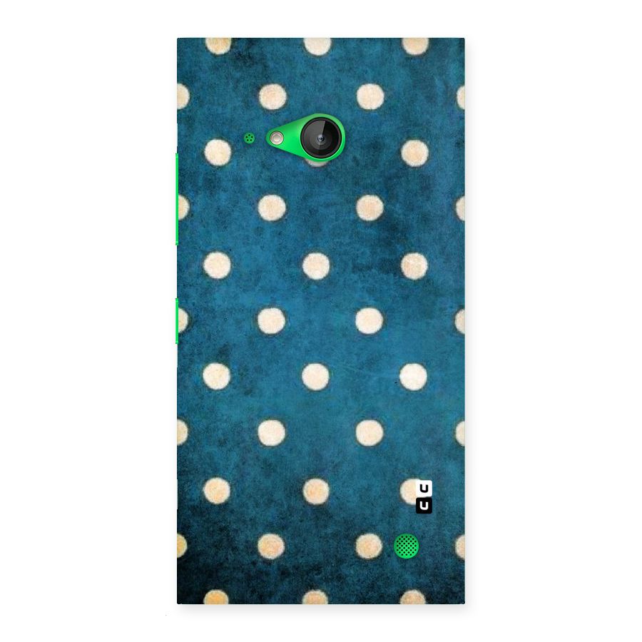 Classic Blue Polka Back Case for Lumia 730