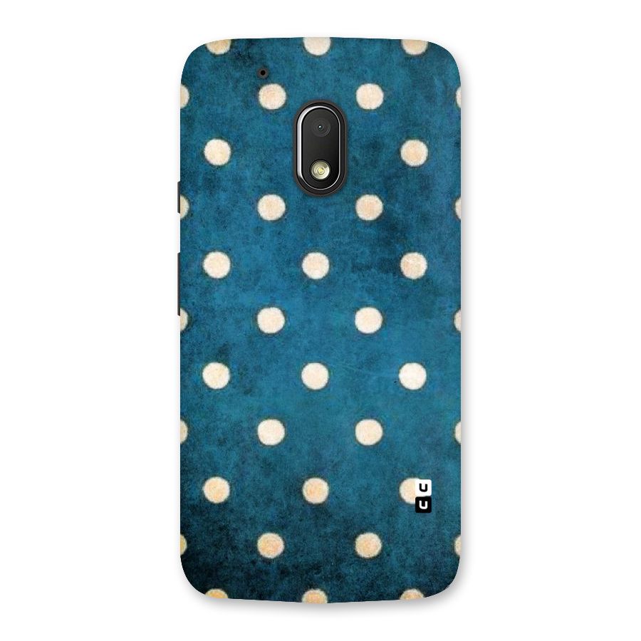 Classic Blue Polka Back Case for Moto G4 Play