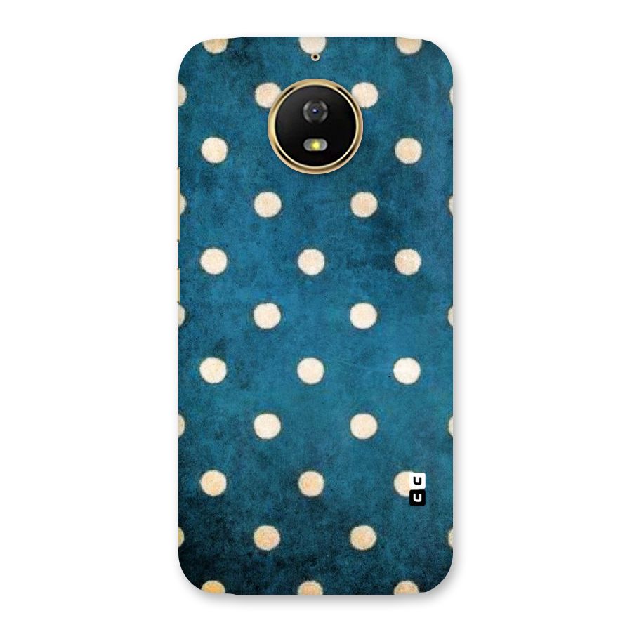 Classic Blue Polka Back Case for Moto G5s