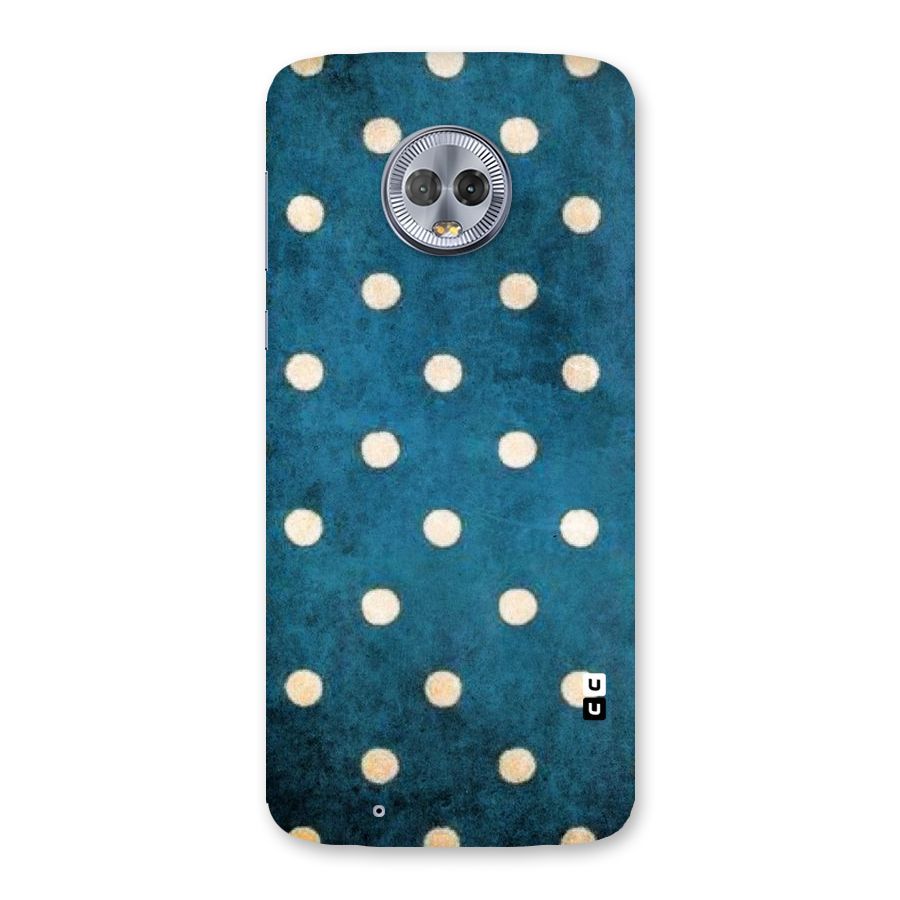 Classic Blue Polka Back Case for Moto G6