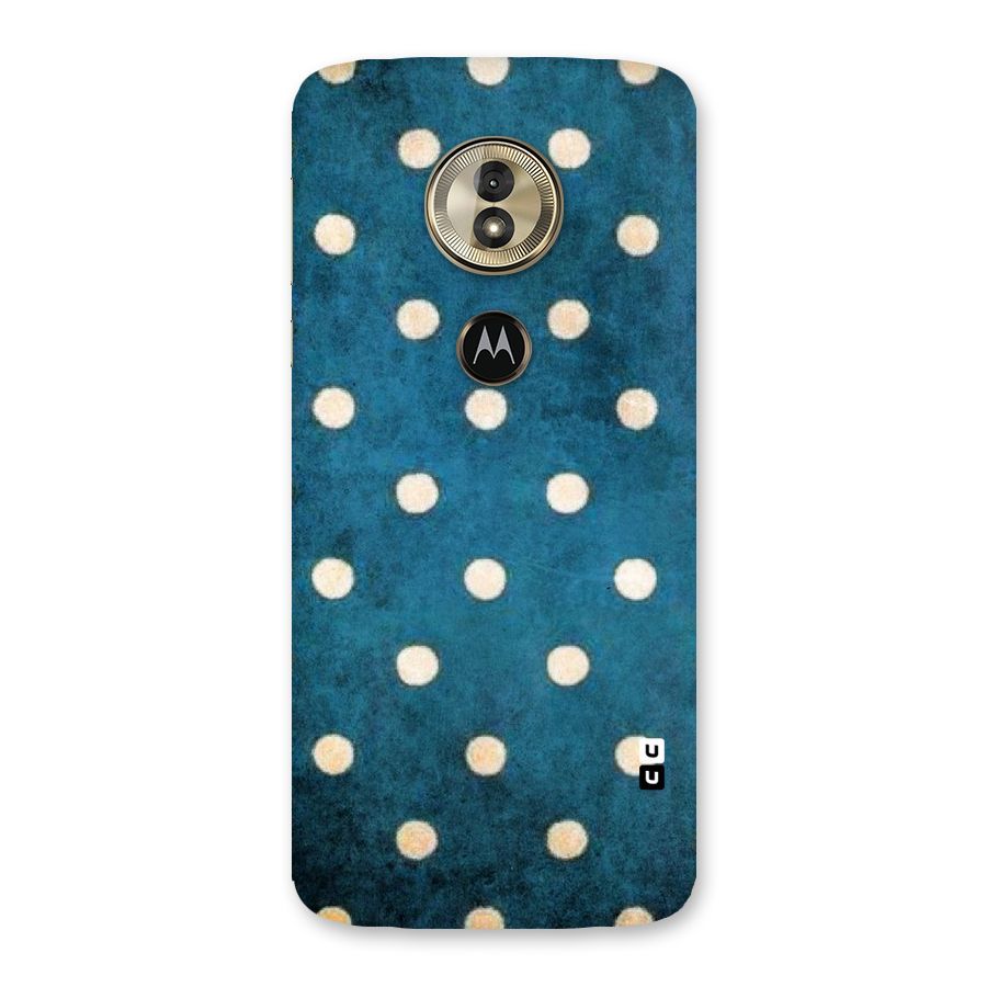 Classic Blue Polka Back Case for Moto G6 Play