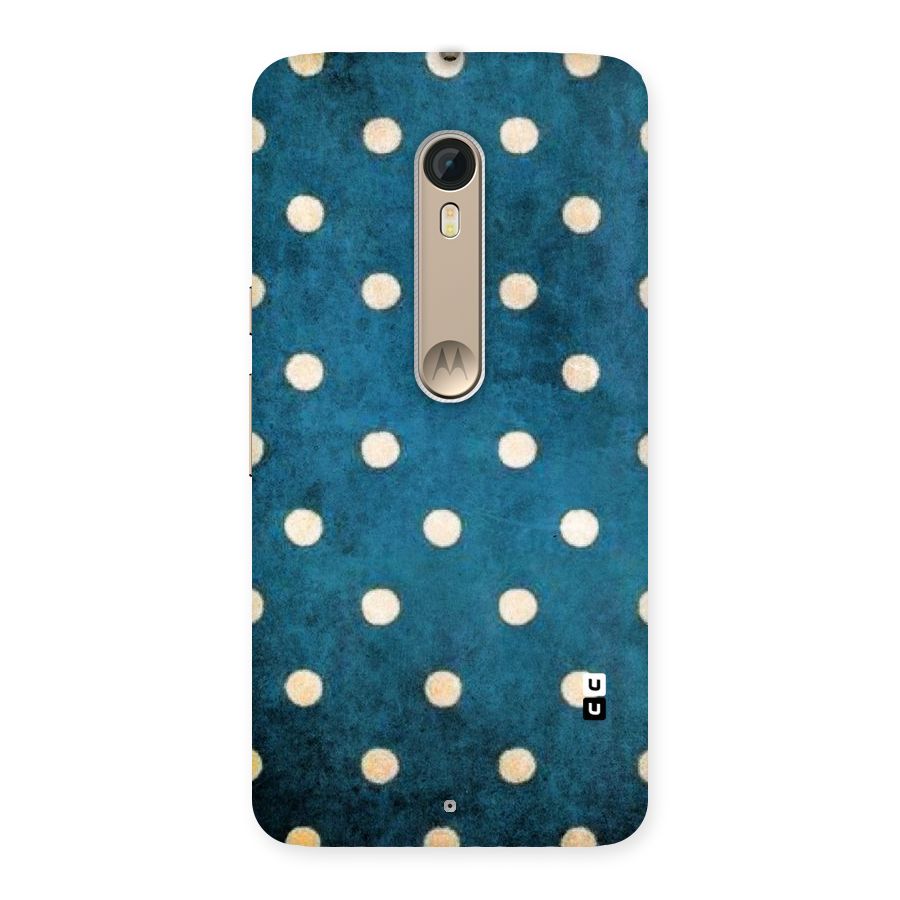 Classic Blue Polka Back Case for Motorola Moto X Style